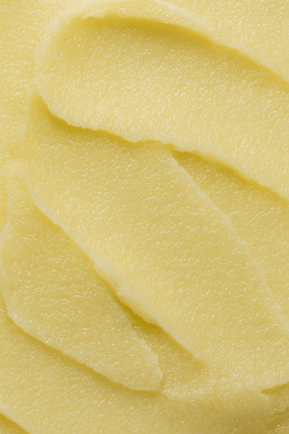 Gentle Roots Tallow Face and Body Balm creamy texture shot – soft, nourishing tallow balm for sensitive skin.