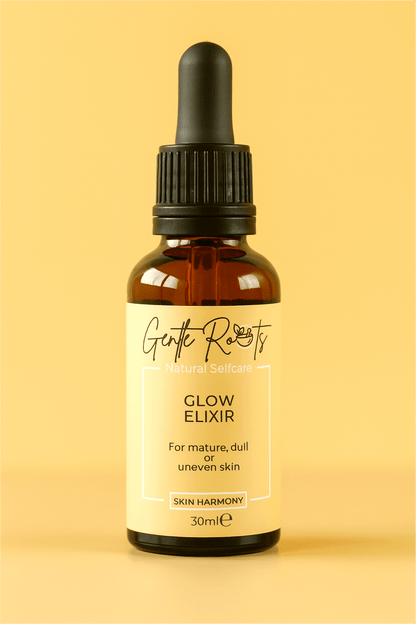Glow Elixir – Brightening Face Oil for Radiant Skin by Gentle Roots – natural, non - toxic skincare handmade in the UK