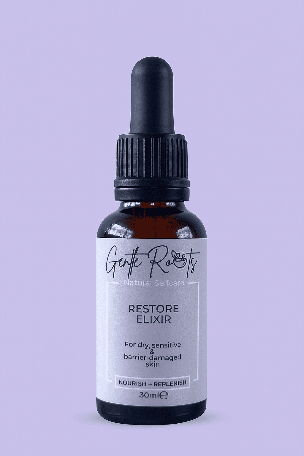 Restore Elixir – Barrier Repair Face Oil for Sensitive Skin by Gentle Roots – natural, non - toxic skincare handmade in the UK