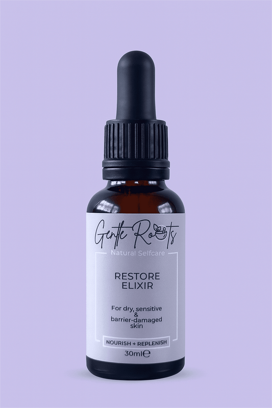 Restore Elixir – Barrier Repair Face Oil for Sensitive Skin by Gentle Roots – natural, non - toxic skincare handmade in the UK